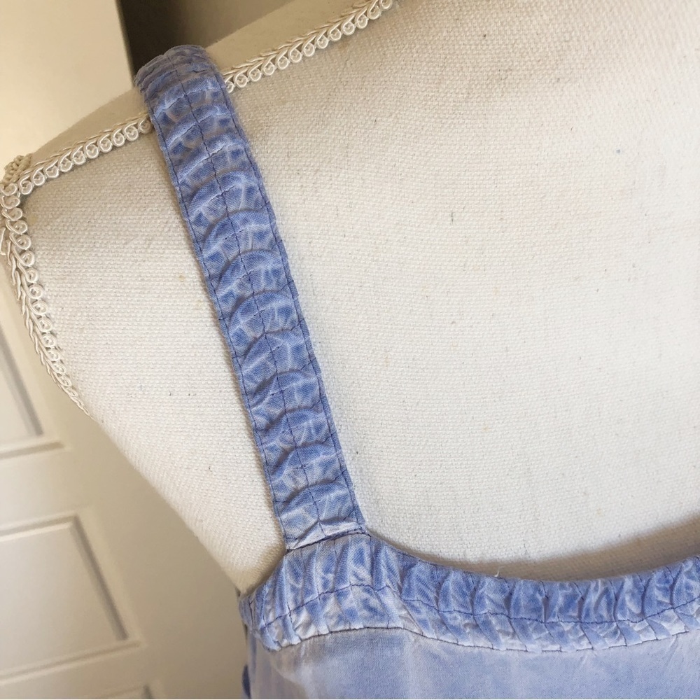 Anthropologie Saturday Sunday NELL Lavender Sleeveless Tiered Ruffle Mid… - Picture 8 of 11